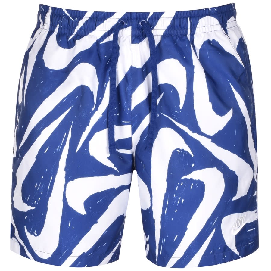 Alternative Image for ProductNike Flow Logo Swim Shorts Blue1